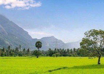 Kollengode scenic valley views from Seetharkundu Resorts Palakkad